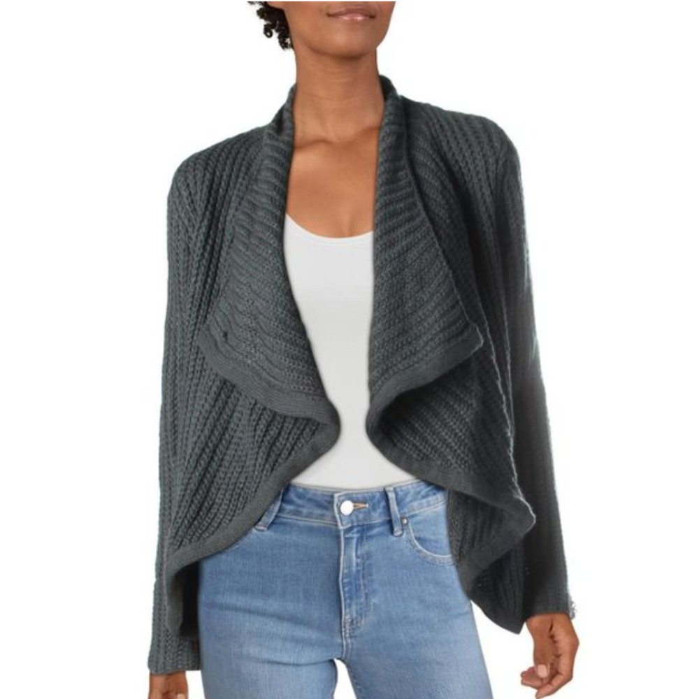 BB Dakota Arner Knit Open Cardigan - Thunderstorm